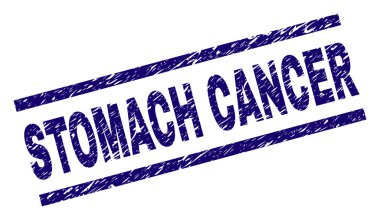 Grunge mide kanseri damga mühür dokulu