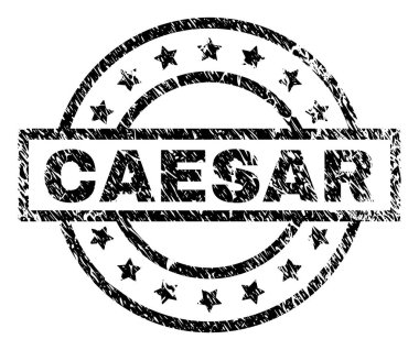 Grunge Sezar damga mühür dokulu