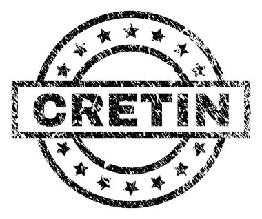 Geri zekalı damga mühür grunge dokulu