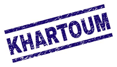 Dokulu Khartoum damga mühür çizik