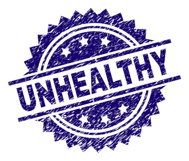 Grunge sağlıksız damga mühür dokulu