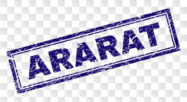 Çizik Ararat dikdörtgen damgası