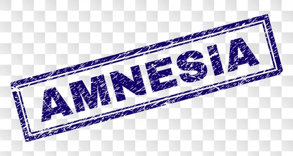 Çizik amnezi dikdörtgen damgası