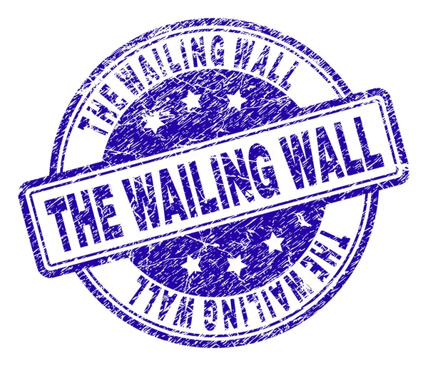 Çizik ağlama duvarı damga mühür dokulu