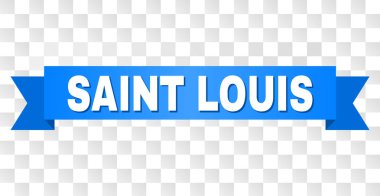 Mavi kurdele ile Saint Louis metin