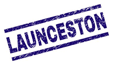 Dokulu Launceston damga mühür çizik