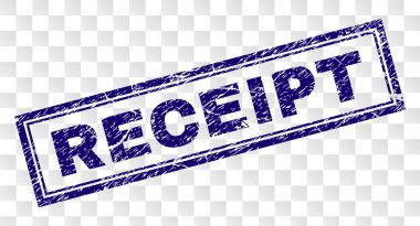 Grunge alış irsaliyesi dikdörtgen damgası