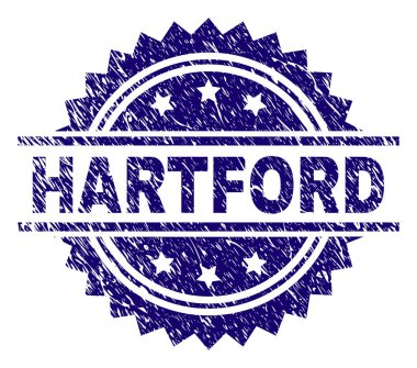 Grunge Hartford damga mühür dokulu