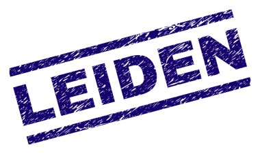 Dokulu Leiden damga mühür çizik