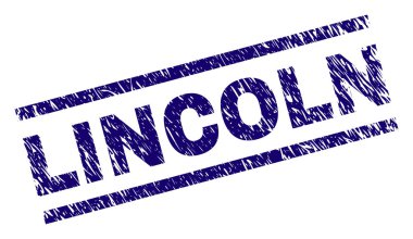 Dokulu Lincoln damga mühür çizik