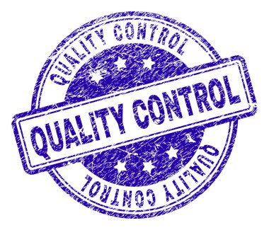 Grunge kalite kontrol damga mühür dokulu