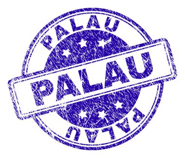 Grunge Palau damga mühür dokulu