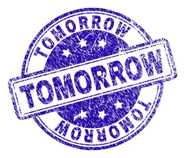 Çizik yarın damga mühür dokulu