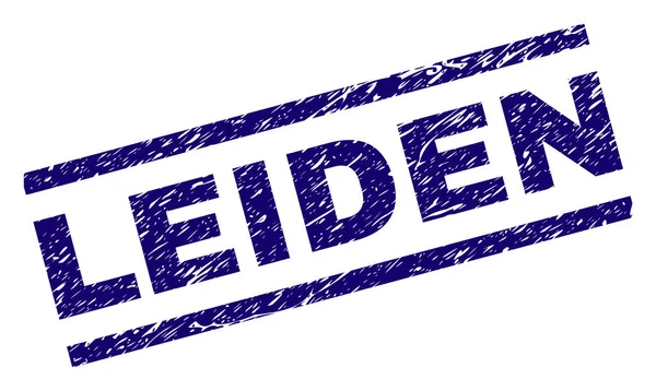 Dokulu Leiden damga mühür çizik