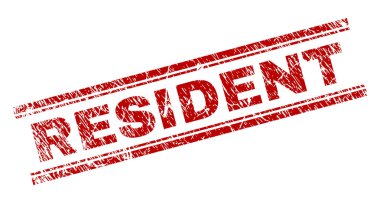 Grunge ikamet damga mühür dokulu