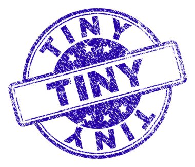 Dokulu küçük damga mühür çizik