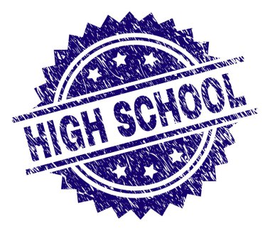 Dokulu lise damga mühür çizik