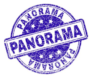 Grunge Panorama damga mühür dokulu