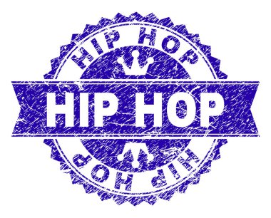 Grunge Hip Hop damga mühür kurdele ile dokulu