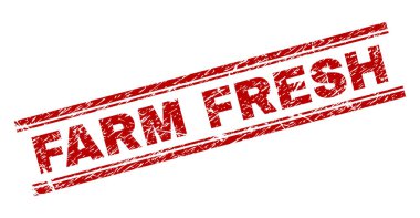 Grunge çiftlik taze damga mühür dokulu