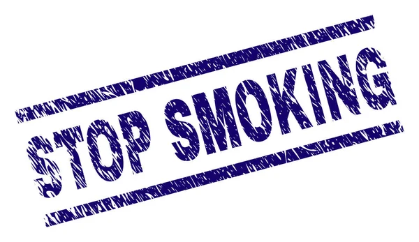 Grunge Textured STOP SMOKING Sello de sello — Vector de stock