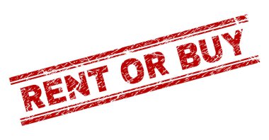 Kira veya satın damga mühür grunge dokulu