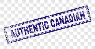 Grunge otantik Kanada dikdörtgen damgası