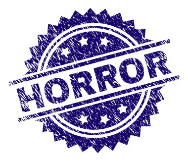 Dokulu korku damga mühür çizik