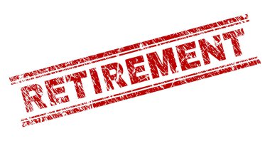 Çizik dokulu emeklilik damga mühür