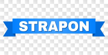 Strapon metin ile mavi şerit