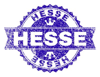 Dokulu Hesse damga mühür kurdele ile çizik