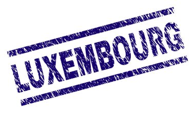 Grunge Lüksemburg damga mühür dokulu