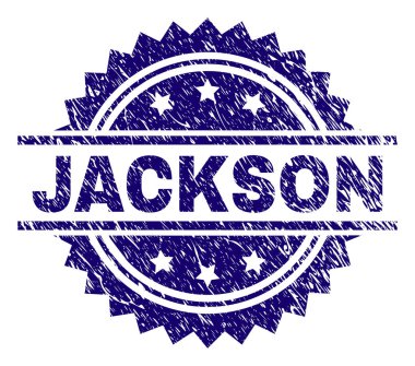 Dokulu Jackson damga mühür çizik