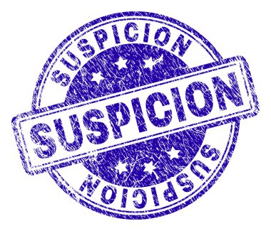 Dokulu şüphe damga mühür çizik