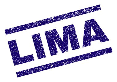 Dokulu Lima damga mühür çizik