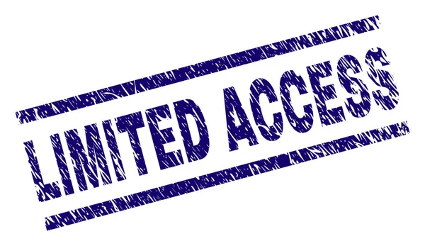 Dokulu sınırlı erişim damga mühür çizik