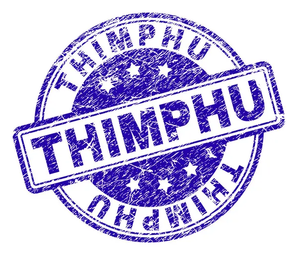 Grunge texturiertes Thimphu-Stempelsiegel — Stockvektor