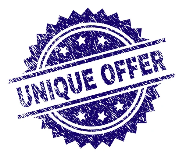 Dokulu benzersiz teklif damga mühür çizik