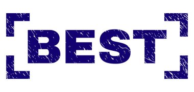 Grunge köşeleri içinde en iyi damga mühür dokulu