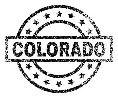 Dokulu Colorado damga mühür çizik