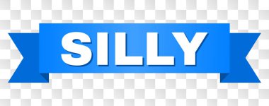 Aptal başlık ile mavi bant