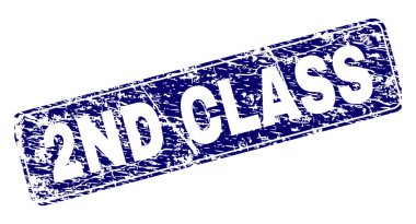 Yuvarlatılmış dikdörtgen damga çizilmiş 2. sınıf çerçeveli