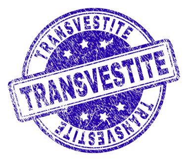 Dokulu travesti damga mühür çizik