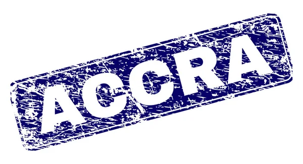 Yuvarlatılmış dikdörtgen damga çizilmiş Accra çerçeveli