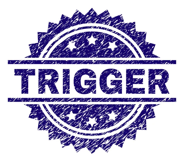 Grunge tetikleyici damga mühür dokulu