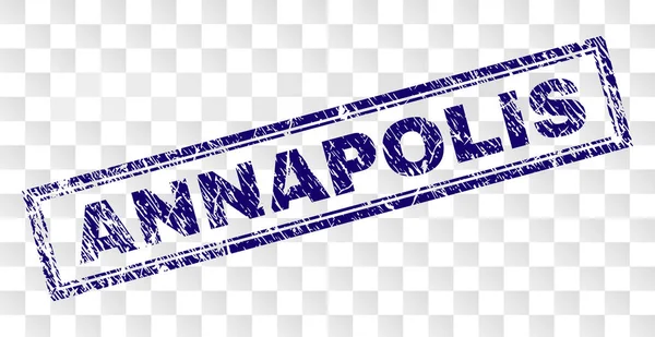 Çizik Annapolis dikdörtgen damgası