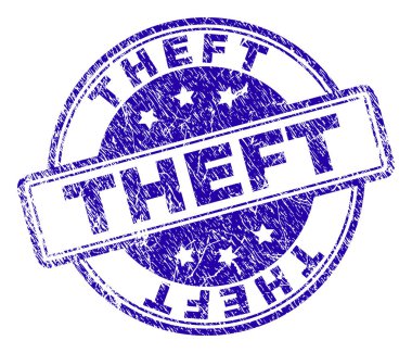 Dokulu hırsızlık damga mühür çizik