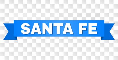 Mavi kurdele ile Santa Fe metin