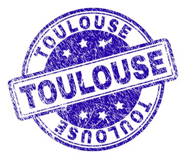 Grunge Toulouse damga mühür dokulu