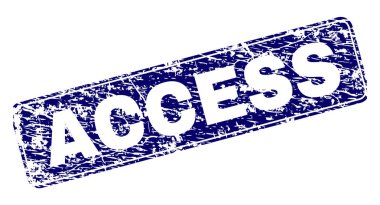 Yuvarlatılmış dikdörtgen damga çizilmiş erişim çerçeveli